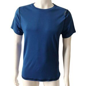 REEBOK Mens Size Medium Blue Short Sleeve Athletic Performance T Shirt